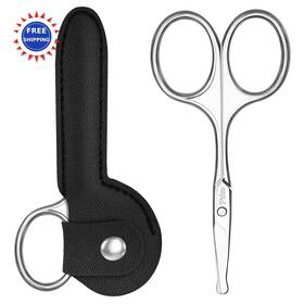 Ptbto 718027891043 Eyebrow Scissors 375 Tip Safe Nose Hair Mustache Bikini Trimming