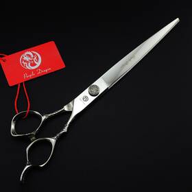 Purple 737420550036 8/9 Inch Professional Pet Cat Dog Grooming Shear Straight/curved Scissors For