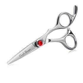 Purple Dragon 637045146785 4.5 Barber Hair Cutting Scissors Small Moustache Shears With Ba