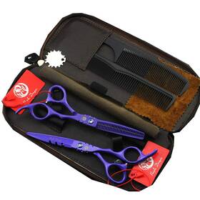 Purple Dragon 70-7dgh-zspo Professional Japan 440c Hair Salon Cutting Shear And Barber Thi