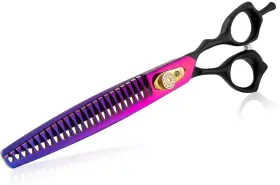 Purple Dragon 761272093144 Professional 7.0/8.0 Inch Pet Grooming Hair Cutting Scissors And 6.75/8.0 Inc