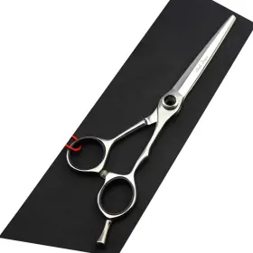 Purple Dragon 799969001752 6.0 Inch Sliver Salon Hair Cutting Scissors Barber Shears With Bag- Perfect F Purple Dragon 799969001752 6.0 Inch Sliver Salon Hair Cutting Scissors Barber Shears With Bag- Perfect F