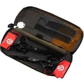 Dragon09 Purple Dragon Professional Japan 440c Hair Salon Cutting Shear And Barber Thi