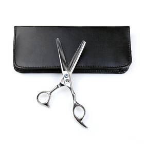 Purple Dragon Lf-101 Professional 6.0 Inch Double Teeth Barber Hair Thinning Scissor