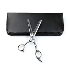 Lf-101 Purple Dragon Professional 6.0 Inch Double Teeth Barber Hair Thinning Scissor
