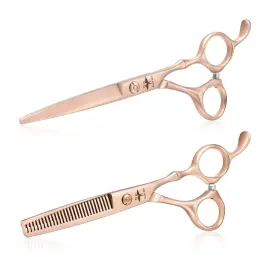 Purplebird 789371410198 Hair Cutting Scissors Thinning Shear Set Professional Barber 6 Inc