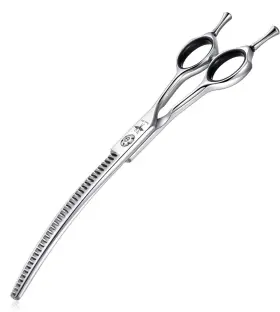 Pb00005ps7curvedthinning Purplebird 7 Inch Downward Curved Dog Grooming Scissors Pet Thinning Texturiz