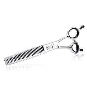 Purplebird Pb00005ps7thinning Purplrbird 7 Inch Straight Dog Grooming Scissors Pet Thinning Texturizing She