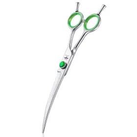 Pb0018ps7curvedcutting Purplebird 7 Inch Downward Curved Dog Grooming Scissors Professional Pet Cutt