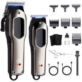 Pzn 714595608601 Professional Hair Clippers For Men Barber And Trim