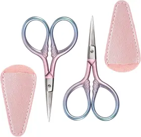 Mz4squxr Qfgasre 659706 1 2 Pcs Eyebrow Scissors Grooming For Personal Care Mini Scissor