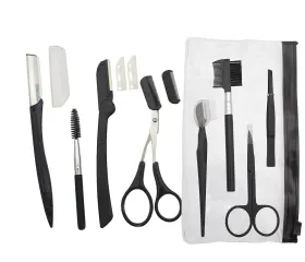 Qijing 684220798362 Eyebrow Grooming Set Trimming Kit Tools Scissors Trim