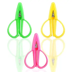 E4a4lx3g Quilax 672205 1 3 Pcs Mini Scissors With Cover Colorful Needlepoint Stainless Steel