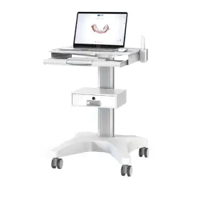 Jy-oc-3 Quuiuo Hospital Medical Trolley Mobile Laptop Pallet Cart With Oral Scanner Holder H