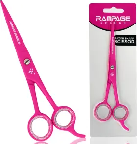 Rampage Surgical 711181595468 Professional Hairdresser Scissors 6.5 Inch Pink Hair Cutting Shears Japanese