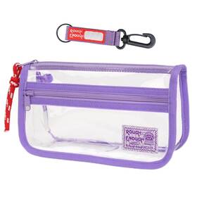 Re Rough Enough Re8594 Clear Pencil Pouch Case Bag Cute Small With Ykk Zipper For Girls