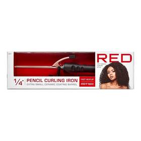 Red By Kiss Ci11 1/4 Inch Thin Curling Iron Pencil Extra Small Cera