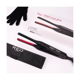Red By Kiss Fir030y9 Pencil Flat Iron Up To 450 F Thin Small Tourmaline Cera... Fast