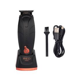 Red Pro 649674078788 Professional Cordless Hair Finishing Trimmer For Men Electric Rechar