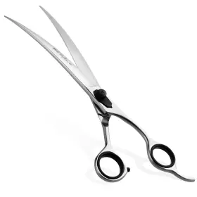 Rbs10109 Regale Barber Supply Professional 9.5-inch Curved Afro And Beard Shears Mirror Finish