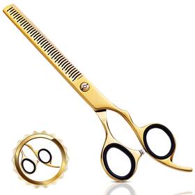 Regale Barber Supply Rbs10111 Professional Golden Thinning Shears Hair Scissors For Cutting