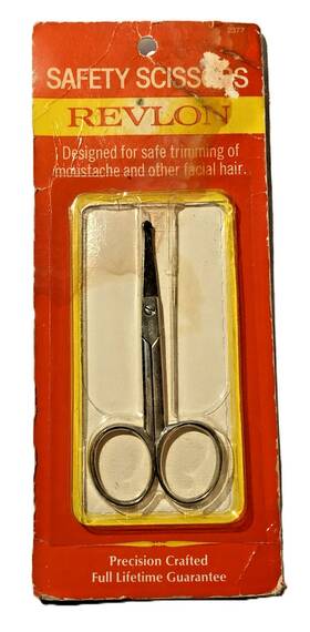 Revlon 2377 Vintage Safety Scissors Package Imperfect As Pictured Made In Italy