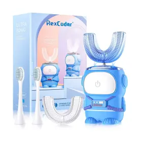 Ipx7 Rexcodar 744316898721 Ultrasonic Kids U-shaped Electric Toothbrush Waterp... Fast Ship
