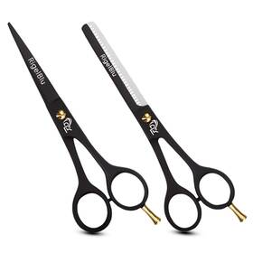 Rigelblu 798239335511 Hair Cutting Scissors Thinning Shears Kit 6.5 Inch Professional Hairdressing Bar