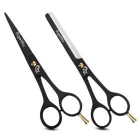 Rigelblu 798239335511 Hair Cutting Scissors Thinning Shears Kit 6.5 Inch Professional Hairdressing Bar