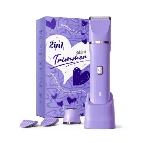 Tc-017 Risina Electric Razors For Women - Ipx7 Waterproof Pubic Hair Remover ... Fast Ship