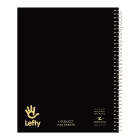 13505 Roaring Spring Lefty Spiral Notebook Wide Ruled One Subject Left Handed Note