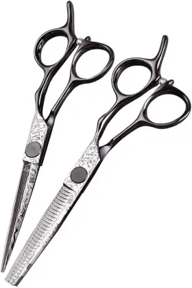 Rp-6.0  Roseward High-end Barber Scissors Professional Haircutting Thinning Kit