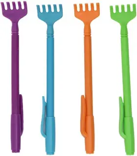 Rosojodg 716849788046 1pc Random Color Portable Extendable Telescopic Plastic Back Scratchers Hand