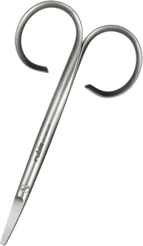 18804 Rubis Stainless Steel Infant Nail Scissors For Precise Fingernails And Cuticl