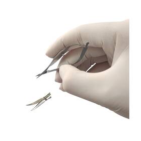 Rwd S11002-08 Vannas Micro Scissors 3.2 Inch Curved Tapered Tip Extra Sharp Spring Action
