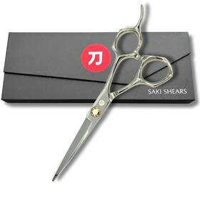 Saki Shears 850060459146 Professional Hair Cutting Scissors 6 Inches Convex Blade Japanese 440c Sta