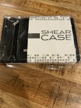 70006 Sam Villa Leather Shears Case New Holds 8 2 Razors 4 Combs