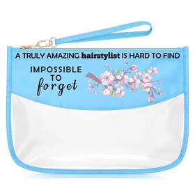 Sazuwu Qzgusbag00774 C No1 Bu Funny Hairdresser Birthday Makeup Cosmetic Organizer Bag Hairstylist T