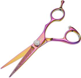 Scissors 50002 Rosa Professional Hairdressing Shears With Extremely Sharp Blades 440c Steel Ha