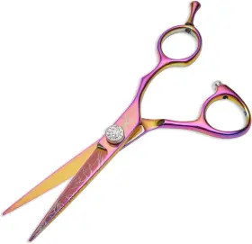 50002 Scissors Rosa Professional Hairdressing Shears With Extremely Sharp Blades 440c Steel Ha