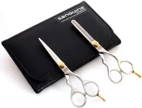 Scissors Ltd 313032057059 Set Of Professional Hair Cutting Shears And Thinning For All Ty