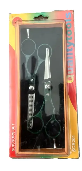 Scb201s Se 2pc Set Hair Barber Scissors Stylist Shear 5 1/2 Inch Quality Tools Read Detail