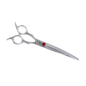 Sensei Splc8 New Shears Pup 8 Inch Reversible Curved Left Handed Grooming Leaf Spring Shear