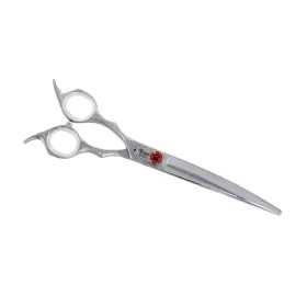 Splc8 Sensei New Shears Pup 8 Inch Reversible Curved Left Handed Grooming Leaf Spring Shear