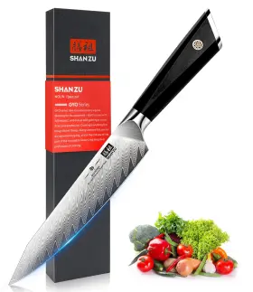 Szpcs-2018-017 Shan Zu Damascus Chef Knife 6 Inch 67-layer Japanese Steel 10cr15comov Kitche