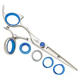 Lprsssl70 Shark Fin Branded Lprsssl70/15 Sharkfin Professional Left Handed Stainless Ss 7.0 Inch Shear And 15t Texturizer Set