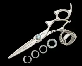 Rdssssl70 Shark Fin Branded New Sharkfin 7 Inch Right Hand Double Super Swivel Stainless Scissor Shears