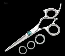 Rmostsl70 Shark Fin Branded New Sharkfin 7 Inch Right Hand Monarch Line Non-swivel Stainless Scissor Shears