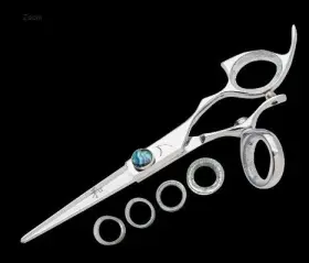 Rmosws62 Shark Fin Branded New Sharkfin 6.25 Inch Right Hand Monarch Line Swivel Stainless Scissor Shears