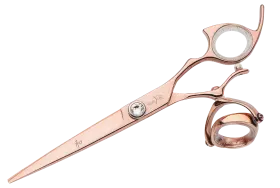 Rprssrg62 Shark Fin Branded Sharkfin Right Handed Scissors Professional Super Swivel Rose Gold 6.25 Inch Shear Rprssrg62 Shark Fin Branded Sharkfin Right Handed Scissors Professional Super Swivel Rose Gold 6.25 Inch Shear